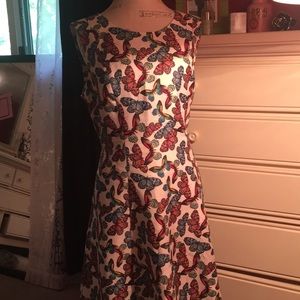 Beautiful A-line butterfly dress